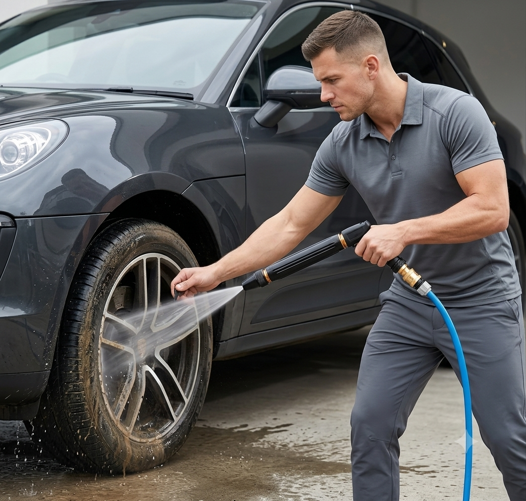 Pistola de Agua a Presión para Manguera – Lava tu Carro y Jardín como Profesional