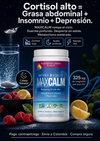 Magnesium MaxCalm® – Mezcla Relajante de Magnesio | Sabor Frambuesa-Limón (Cop