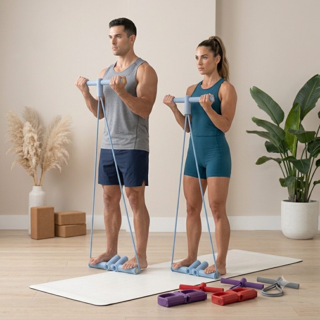 Banda Elástica de Resistencia para Ejercicio – Tonifica y Transforma tu Cuerpo en Casa  (ENVIO GRATIS 🔥)PAGO CONTRA ENTREGA🚛