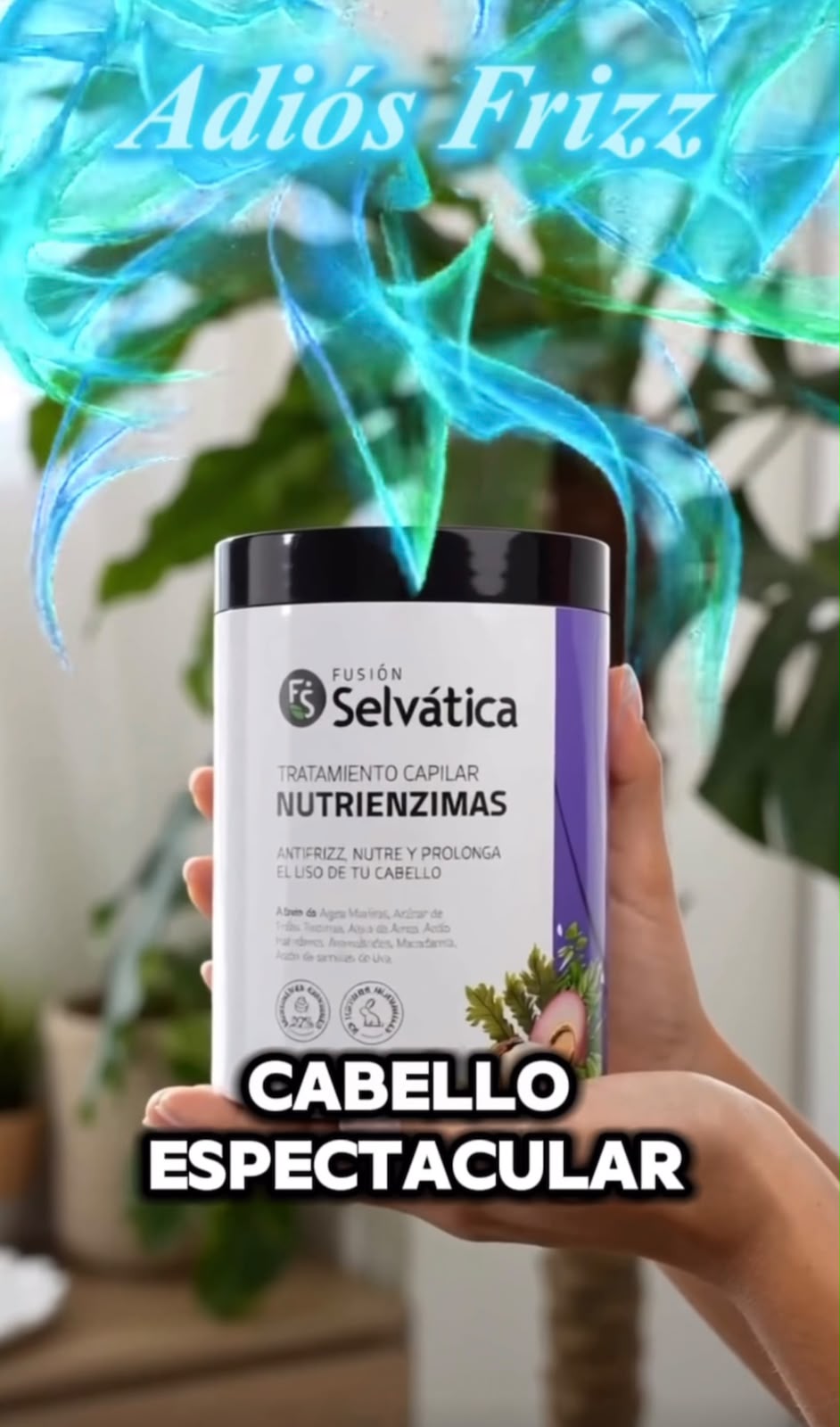 Kit Tratamiento Capilar Nutrienzimas + Sérum Brillo y Suavidad – Fusión Selvática