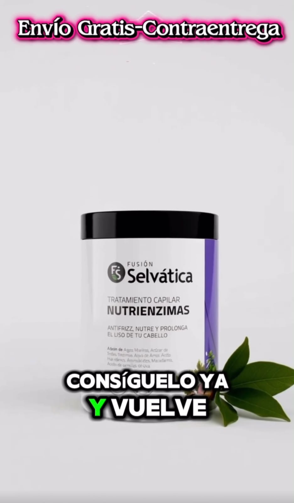 Kit Tratamiento Capilar Nutrienzimas + Sérum Brillo y Suavidad – Fusión Selvática